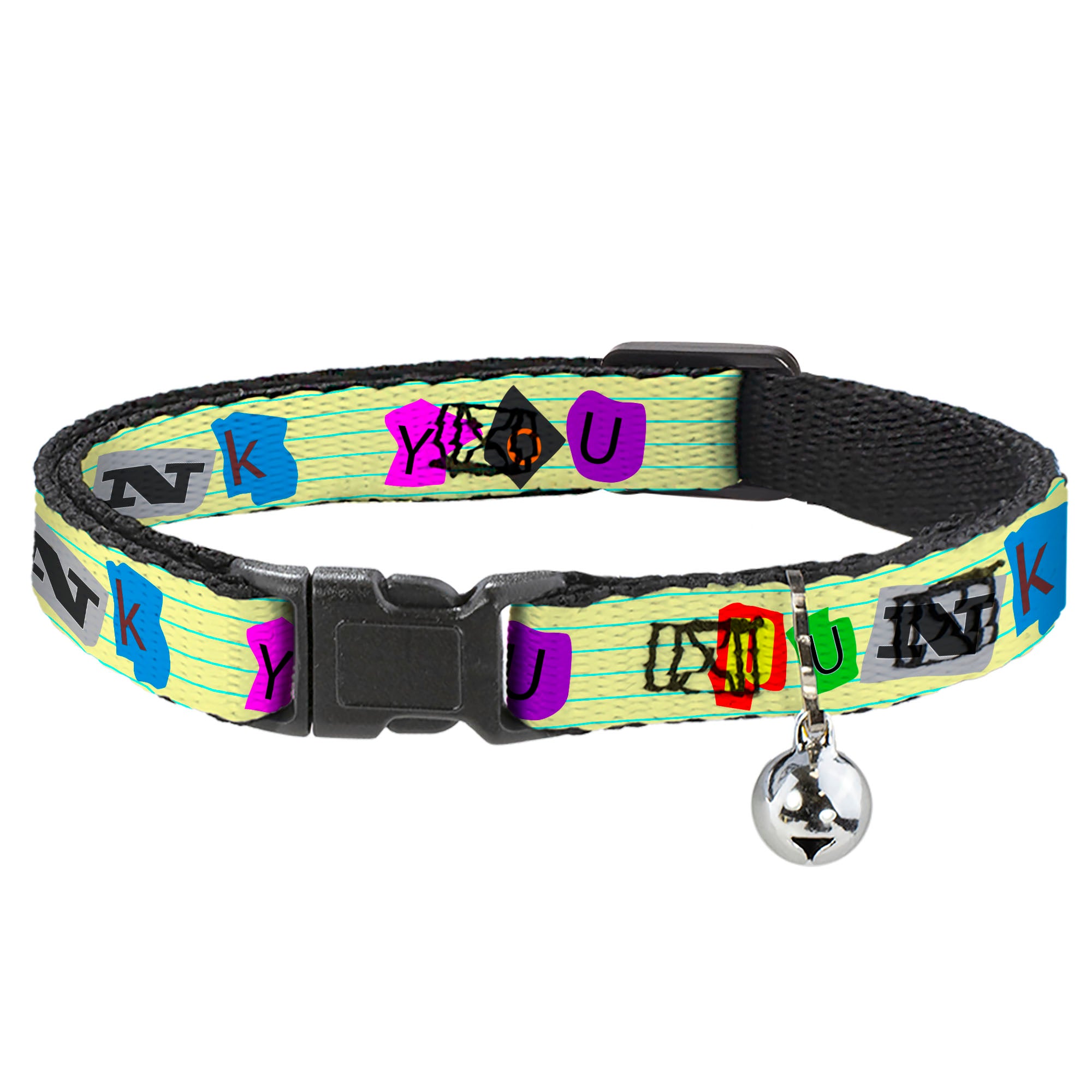 Cat Collar Breakaway - Punk You Legal Pad Full Color Breakaway Cat Collars Buckle-Down
