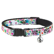 Cat Collar Breakaway - Stargazer White Multi Color Breakaway Cat Collars Buckle-Down