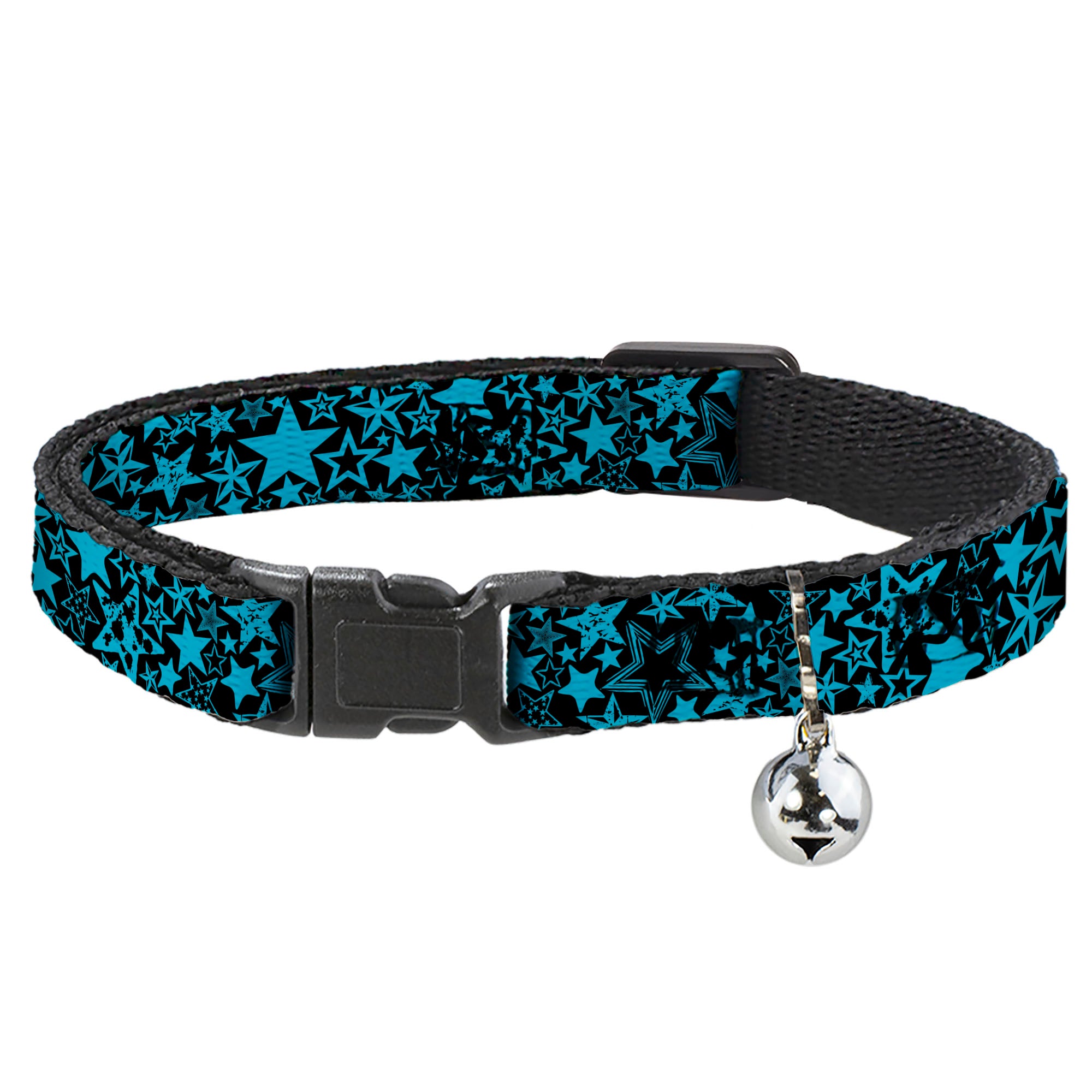 Cat Collar Breakaway - Stargazer Black Blue Breakaway Cat Collars Buckle-Down