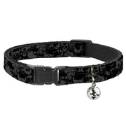 Cat Collar Breakaway - Skull Pile Black Gray Breakaway Cat Collars Buckle-Down