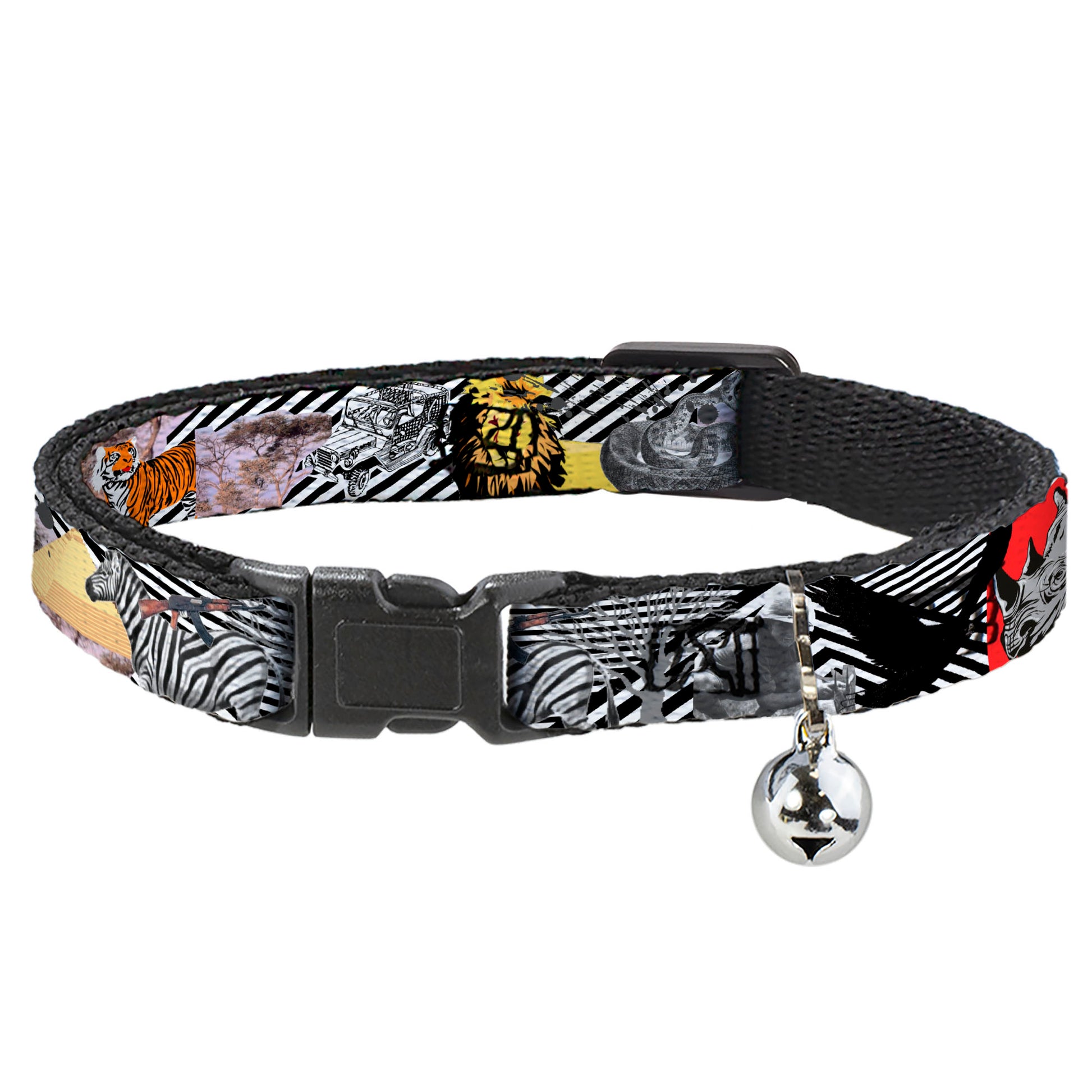 Cat Collar Breakaway - Safari Breakaway Cat Collars Buckle-Down
