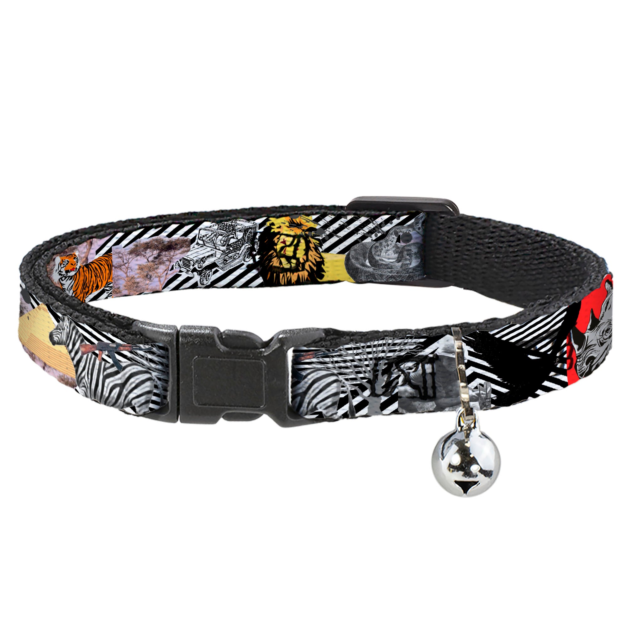 Cat Collar Breakaway - Safari Breakaway Cat Collars Buckle-Down