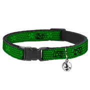 Cat Collar Breakaway - St. Pat's Clovers Green Breakaway Cat Collars Buckle-Down