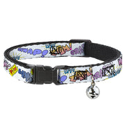 Cat Collar Breakaway - Sound Effects White Pastel Breakaway Cat Collars Buckle-Down