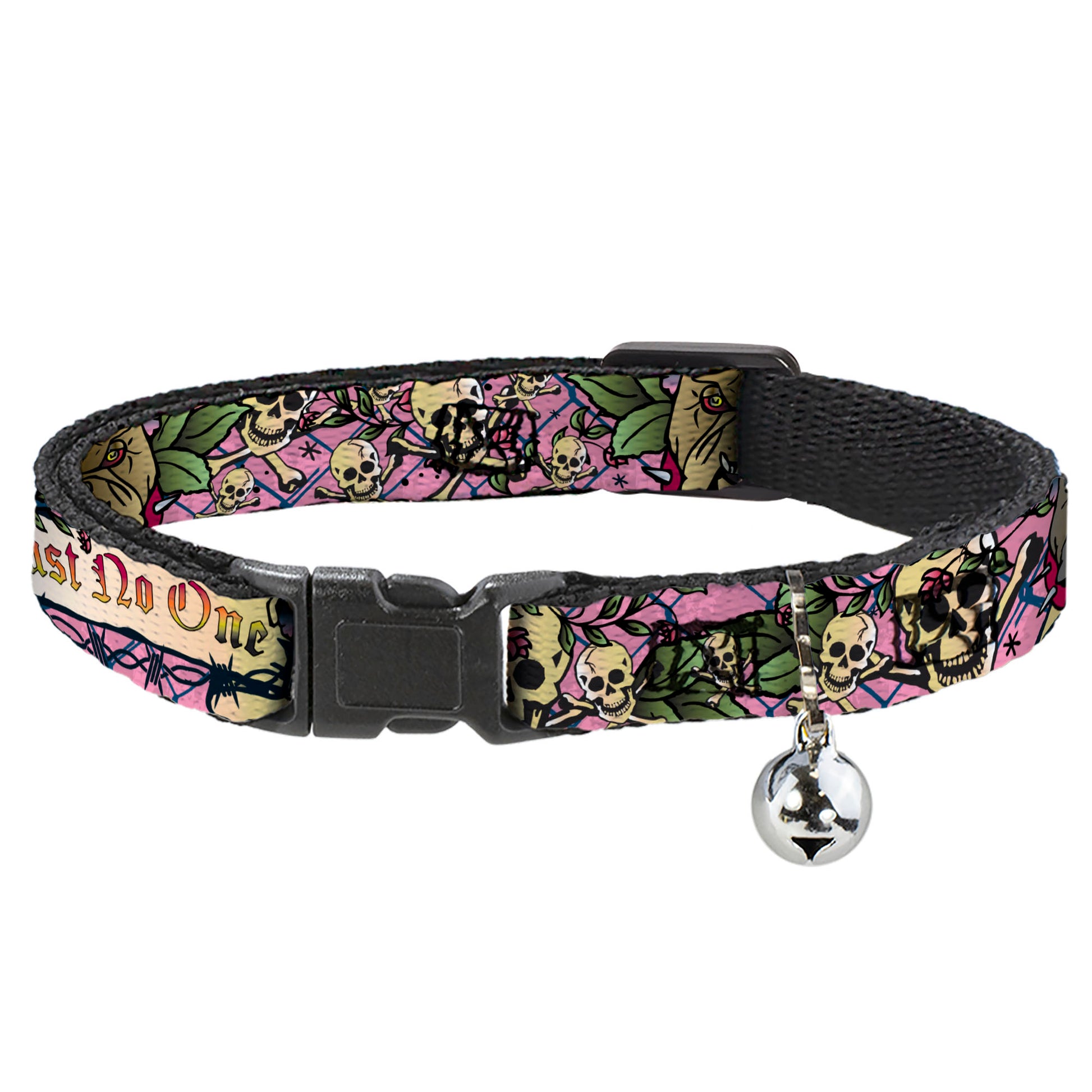 Cat Collar Breakaway - Trust No One Pink Breakaway Cat Collars Buckle-Down