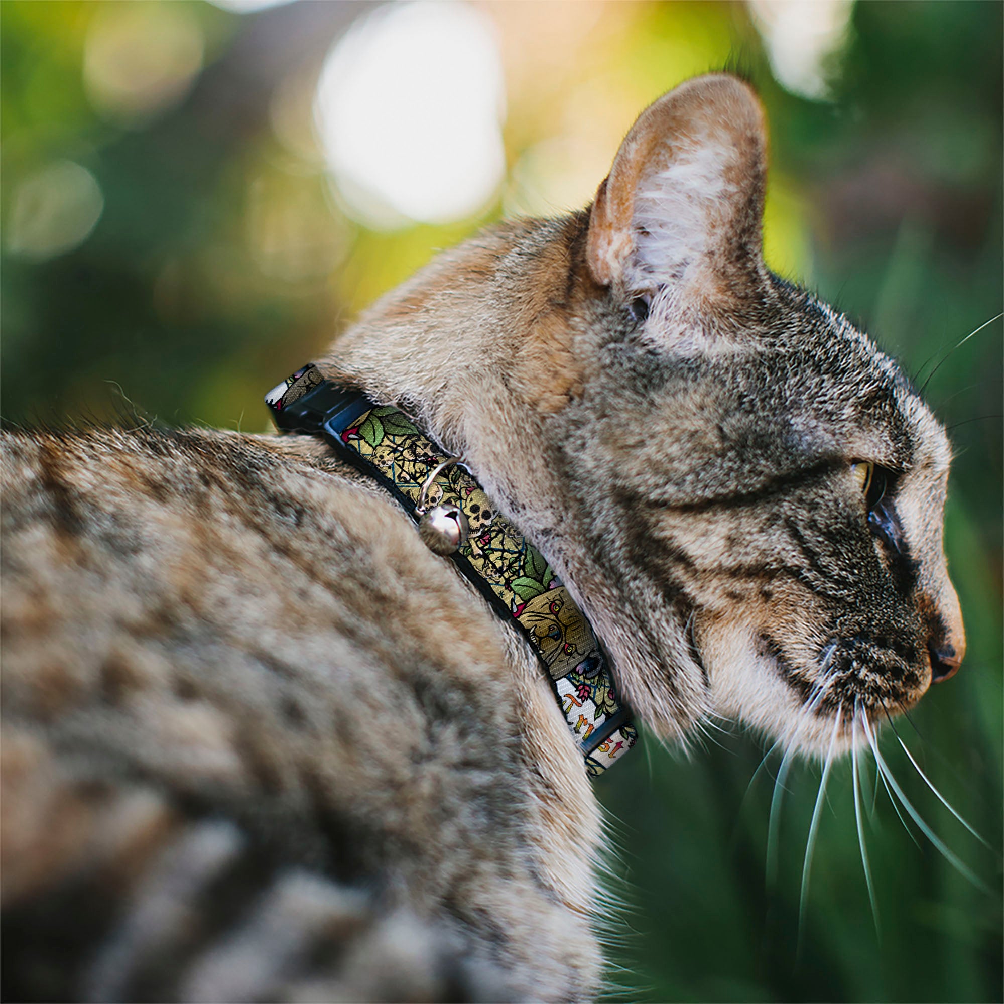 Cat Collar Breakaway - Trust No One Tan Breakaway Cat Collars Buckle-Down