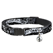 Cat Collar Breakaway - Trust No One Black White Breakaway Cat Collars Buckle-Down