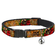 Cat Collar Breakaway - Tattoo Johnny-Dagger Breakaway Cat Collars Tattoo Johnny