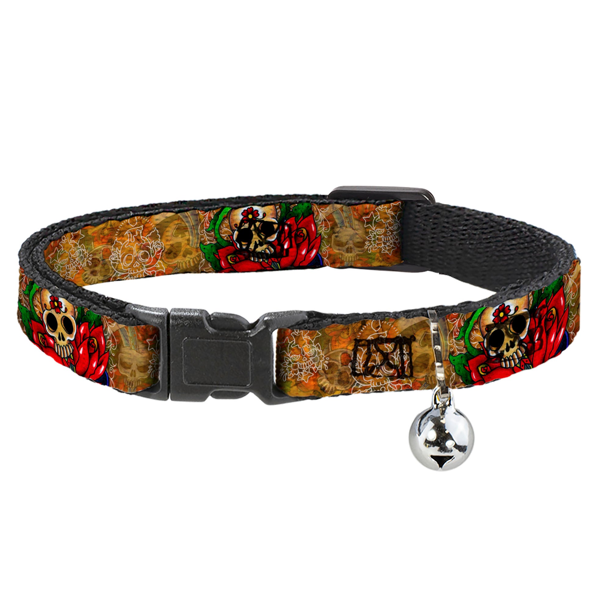 Cat Collar Breakaway - Tattoo Johnny-Dagger Breakaway Cat Collars Tattoo Johnny