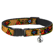 Cat Collar Breakaway - Tattoo Johnny-Stars Breakaway Cat Collars Tattoo Johnny