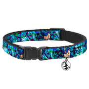 Cat Collar Breakaway - Tattoo Johnny-Blue Hair Breakaway Cat Collars Tattoo Johnny