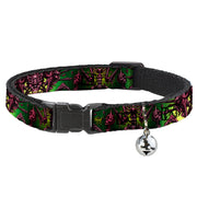 Cat Collar Breakaway - Tattoo Johnny-Bone Man Breakaway Cat Collars Tattoo Johnny