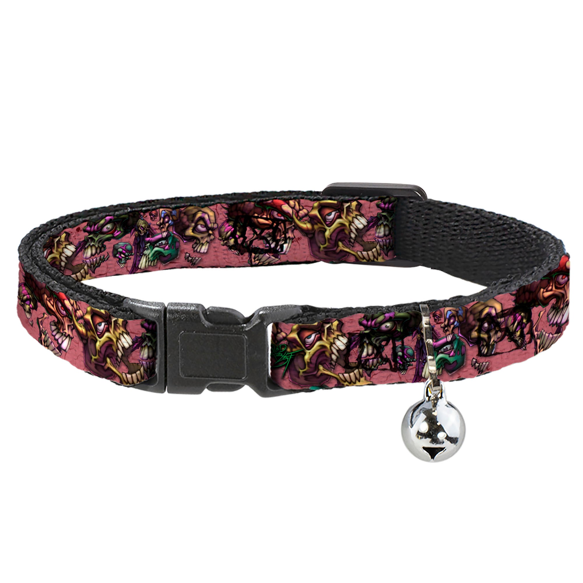 Cat Collar Breakaway - Tattoo Johnny-Bones Breakaway Cat Collars Tattoo Johnny