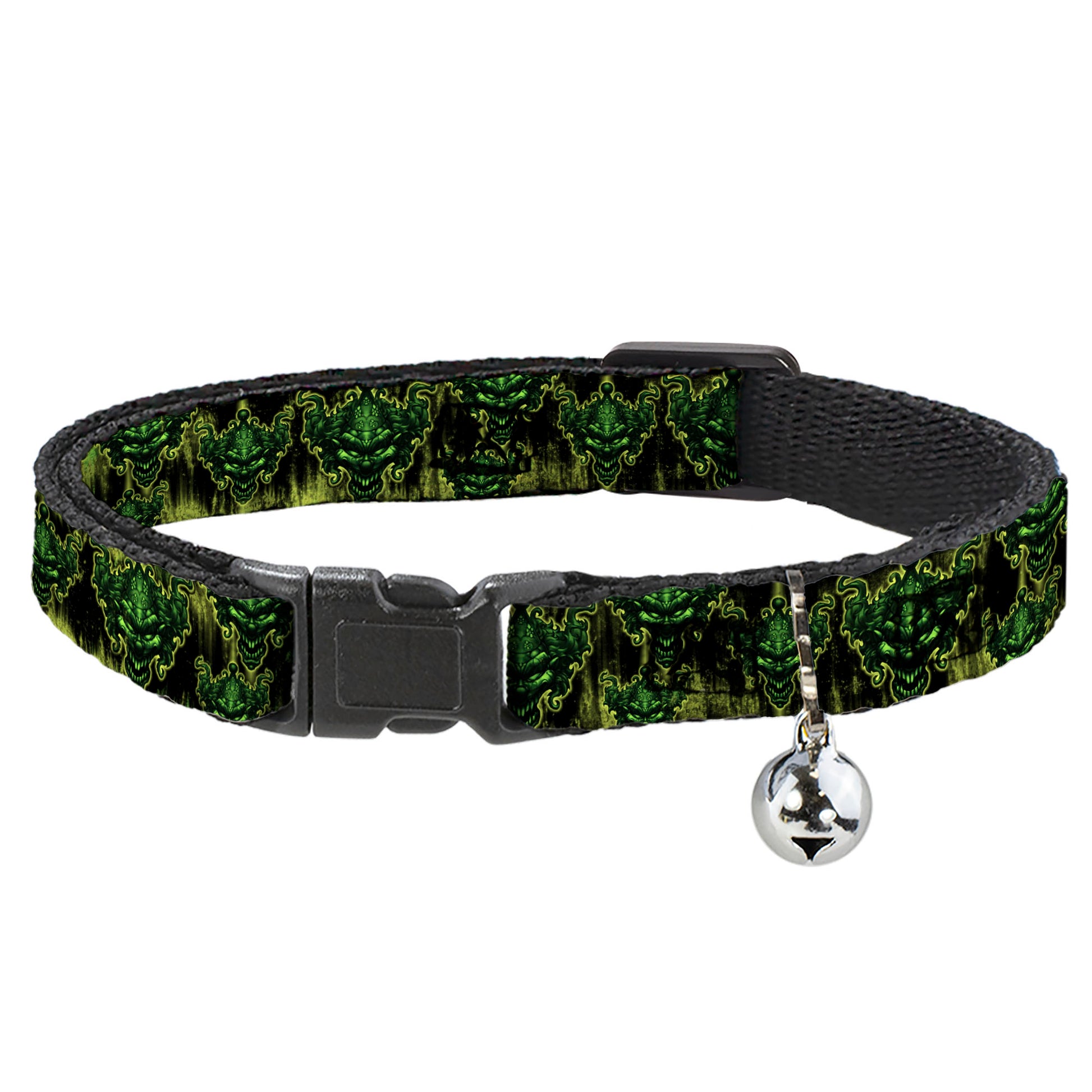 Cat Collar Breakaway - Tattoo Johnny-Evil Clown Breakaway Cat Collars Tattoo Johnny