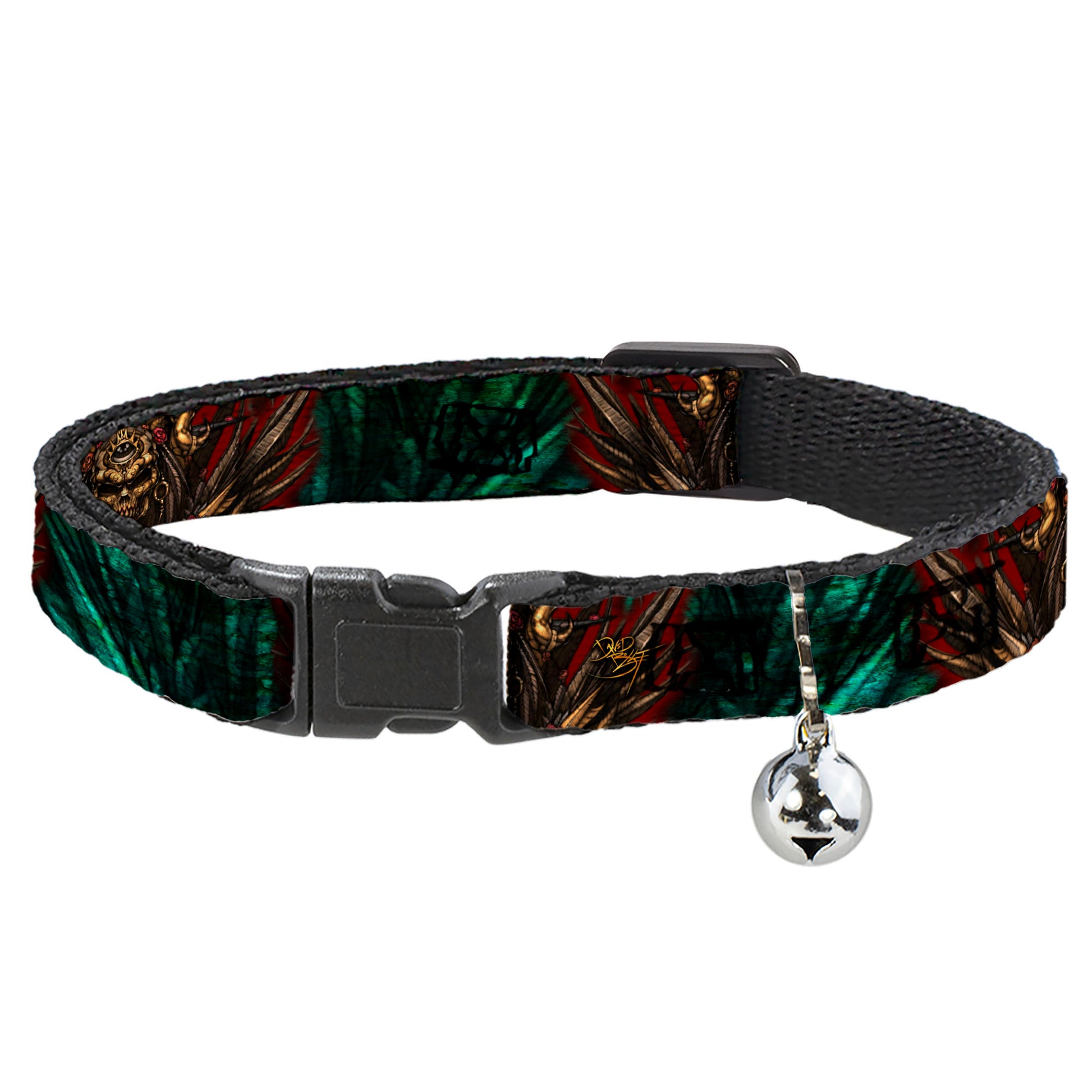 Cat Collar Breakaway - Tattoo Johnny-Zombie King Breakaway Cat Collars Tattoo Johnny