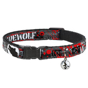 Cat Collar Breakaway - Team Werewolf Breakaway Cat Collars Buckle-Down