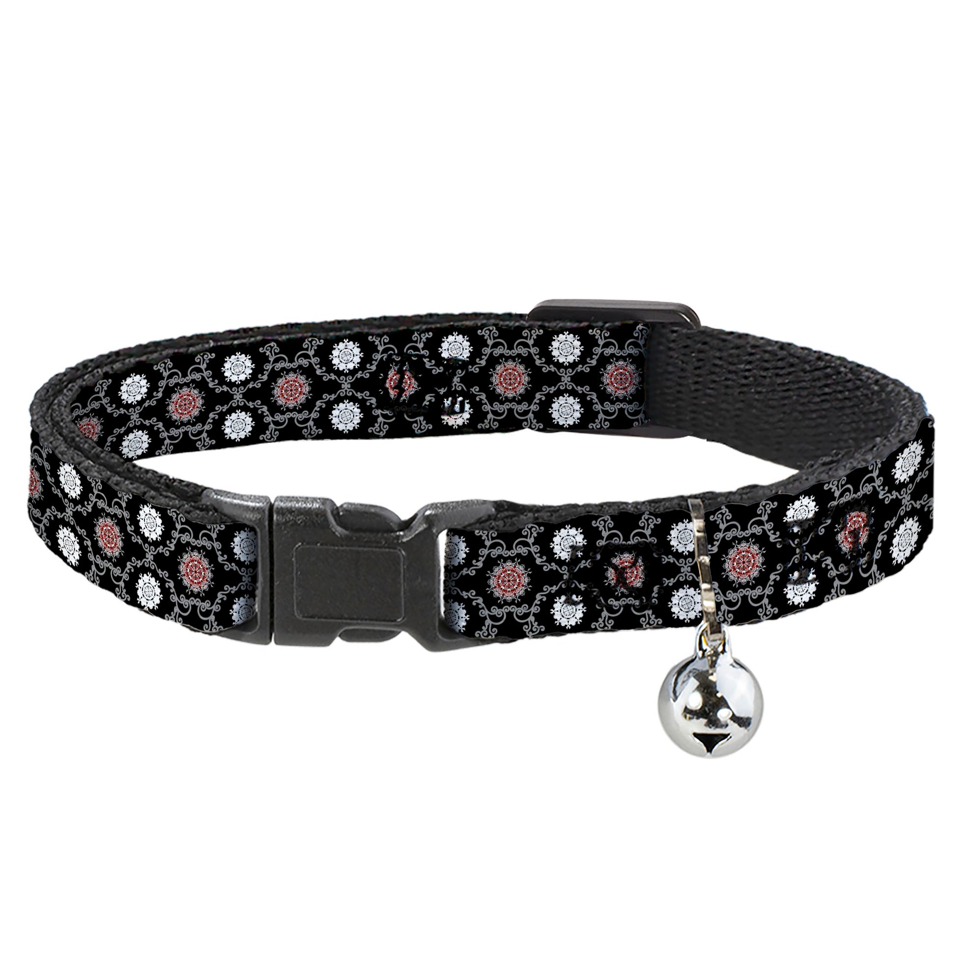 Cat Collar Breakaway - Tapestry 1 Black Breakaway Cat Collars Buckle-Down