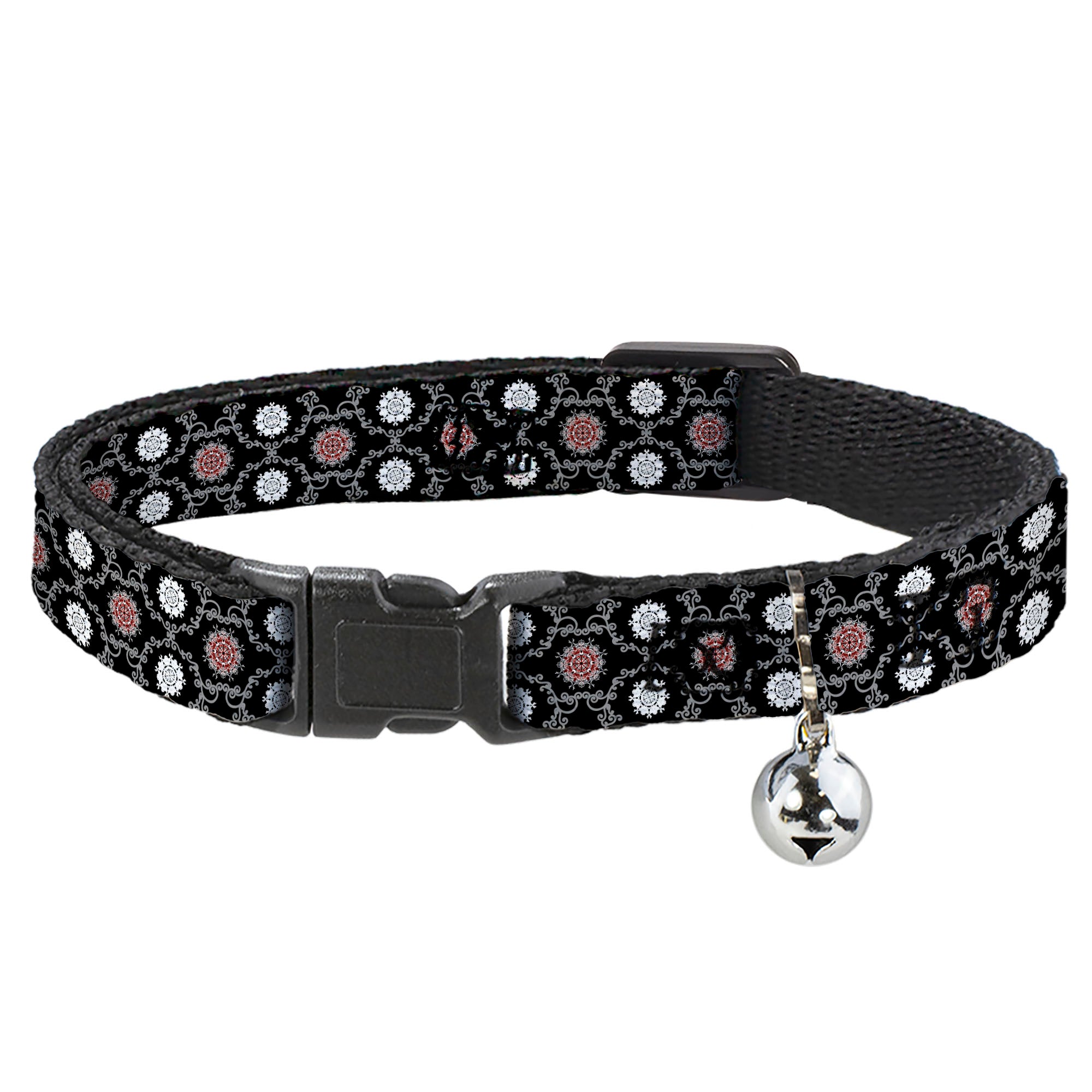 Cat Collar Breakaway - Tapestry 1 Black Breakaway Cat Collars Buckle-Down