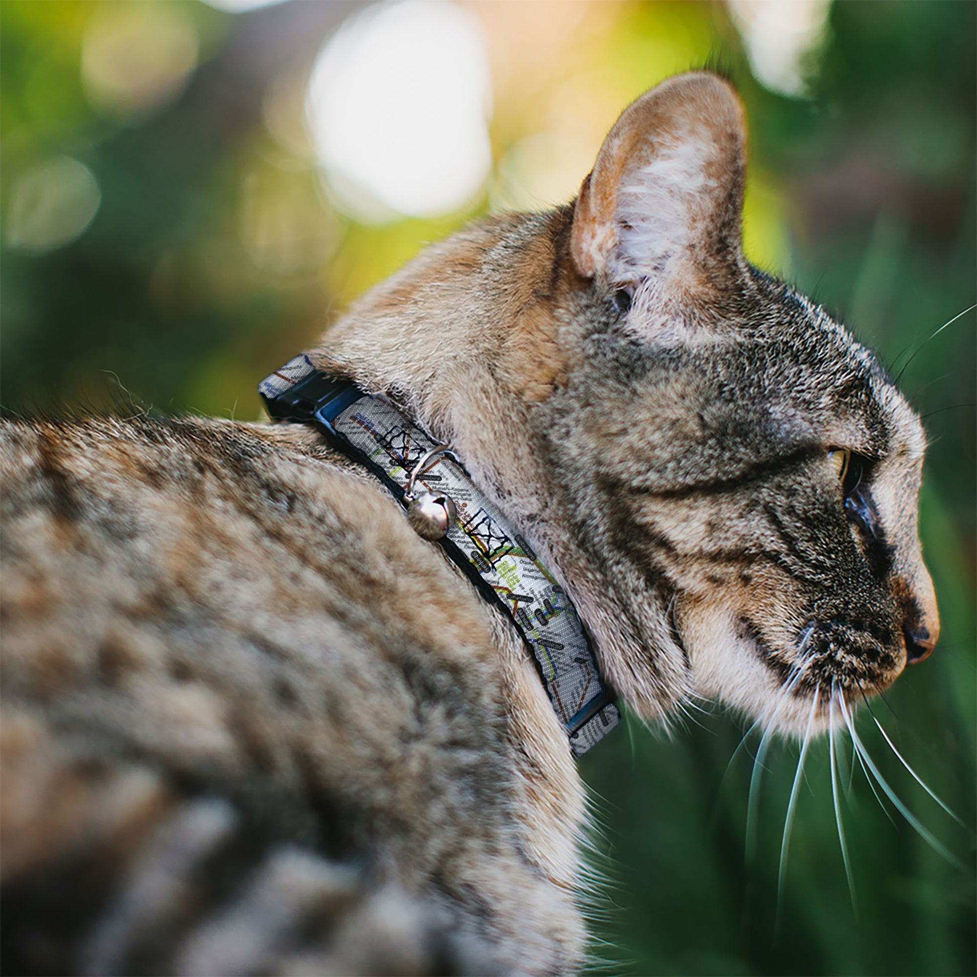 Cat Collar Breakaway - Tokyo Subway Breakaway Cat Collars Buckle-Down