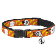 Cat Collar Breakaway - Take Out Fortune Cookies Orange Breakaway Cat Collars Buckle-Down