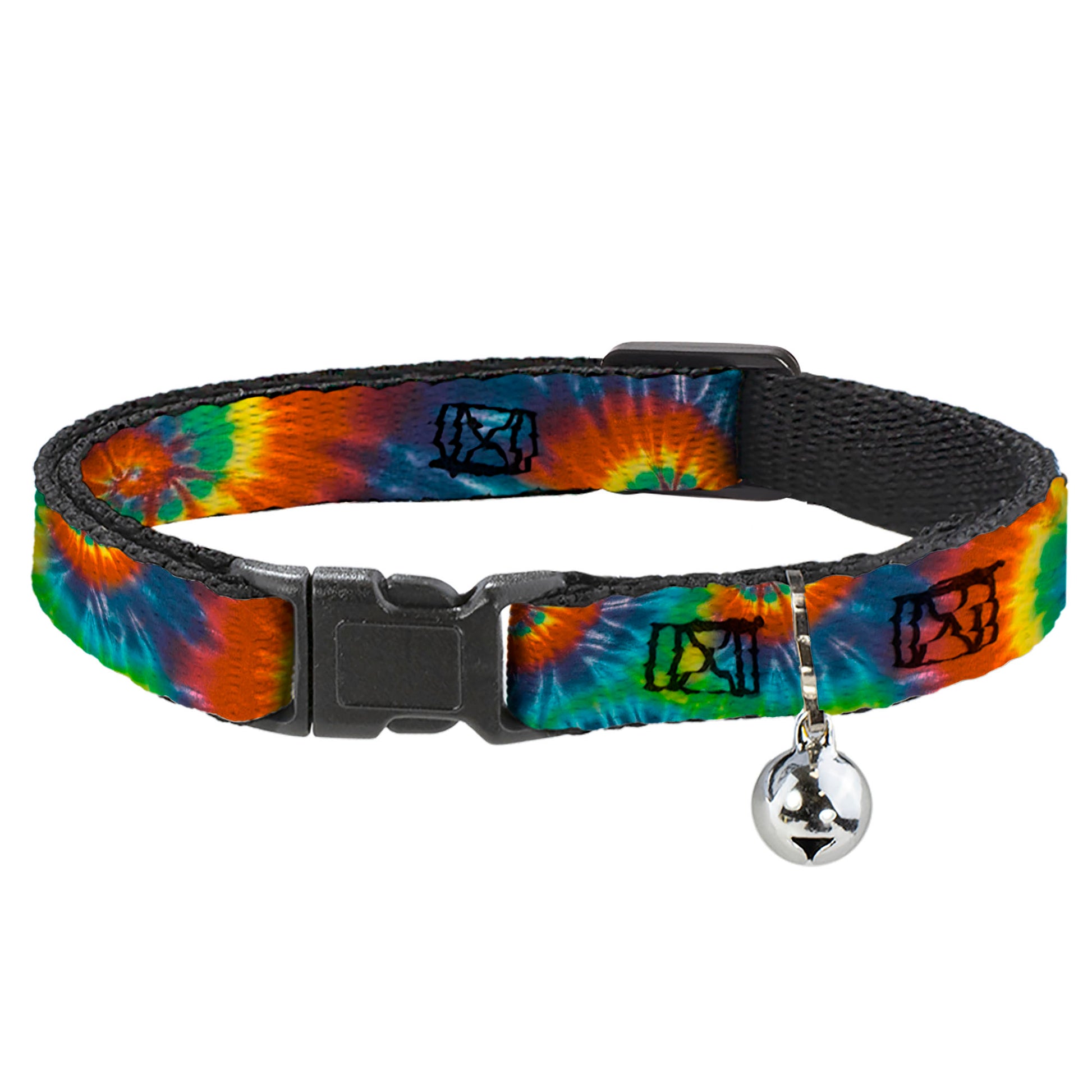 Cat Collar Breakaway - Tie Dye Swirl Multi Color Breakaway Cat Collars Buckle-Down