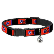 Cat Collar Breakaway - Tennessee Flags Breakaway Cat Collars Buckle-Down
