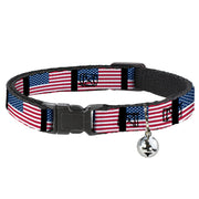 Cat Collar Breakaway - United States Flags Breakaway Cat Collars Buckle-Down