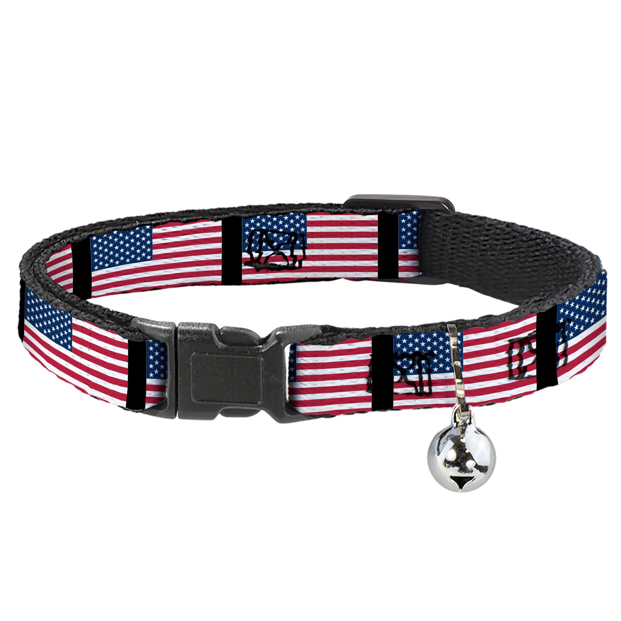 Cat Collar Breakaway - United States Flags Breakaway Cat Collars Buckle-Down