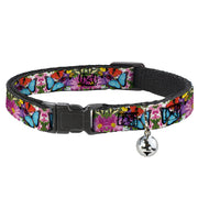 Cat Collar Breakaway - Vivid Butterfly Garden Breakaway Cat Collars Buckle-Down