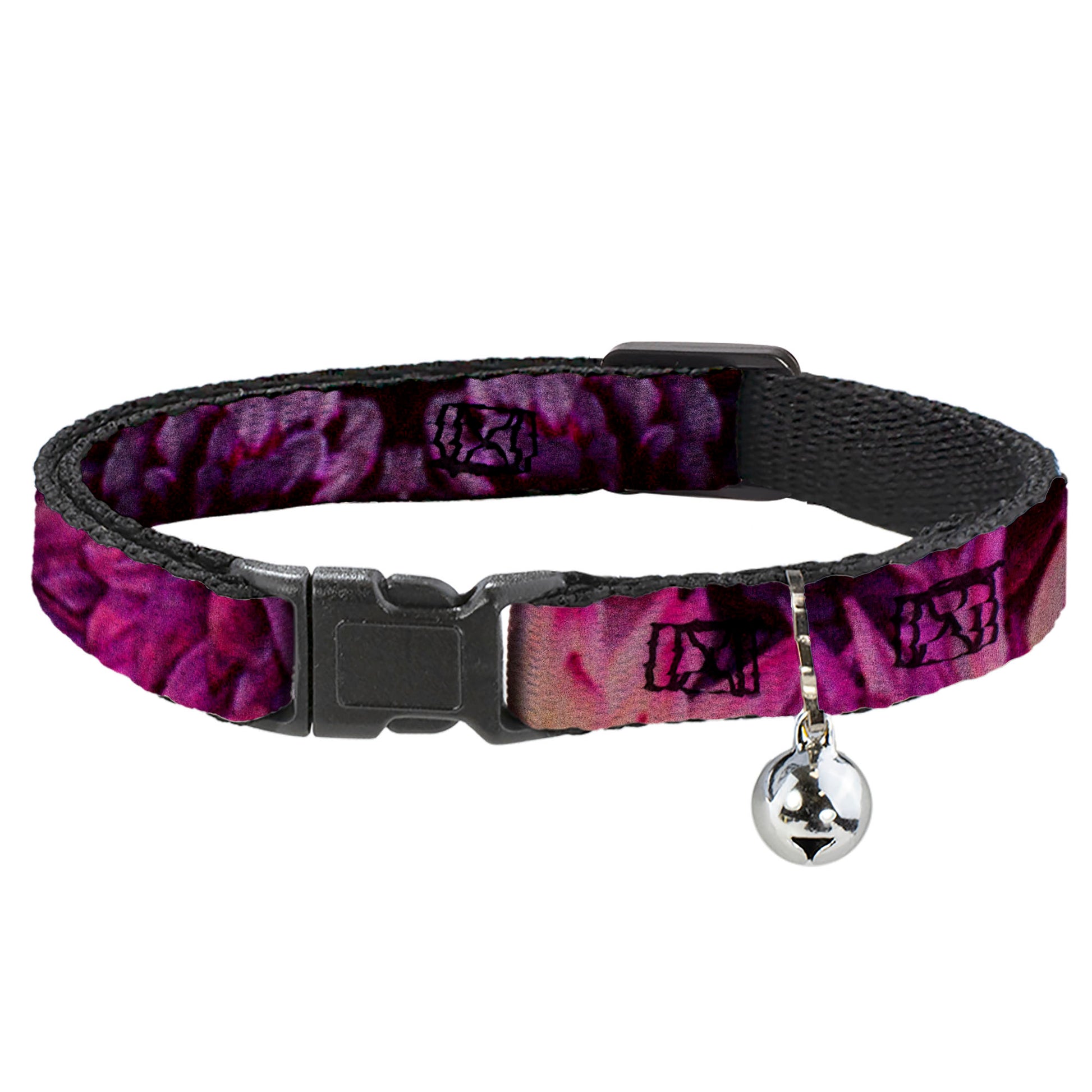 Cat Collar Breakaway - Vivid Floral Collage Pinks Breakaway Cat Collars Buckle-Down