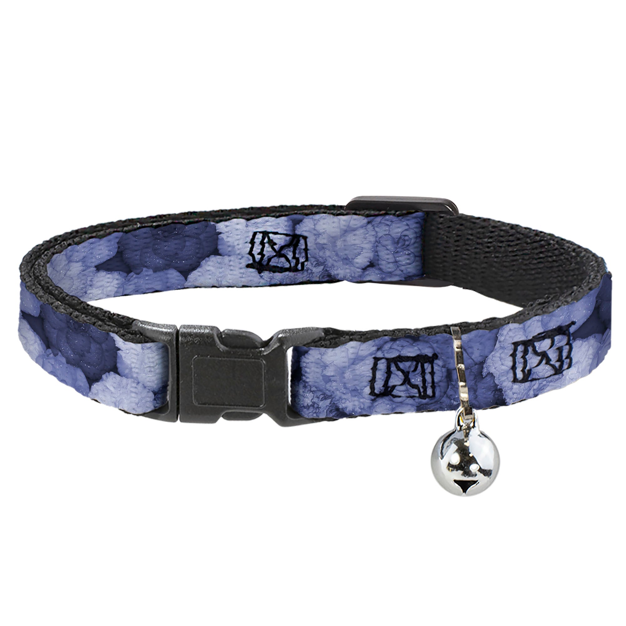 Cat Collar Breakaway - Vivid Floral Collage2 Blues Breakaway Cat Collars Buckle-Down