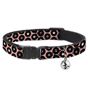 Cat Collar Breakaway - Vinyl Records Tan Black Gray White Breakaway Cat Collars Buckle-Down