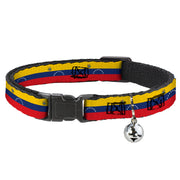 Cat Collar Breakaway - Venezuela Flag Continious Repeat Breakaway Cat Collars Buckle-Down