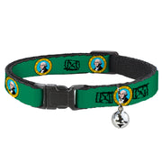 Cat Collar Breakaway - Washington Flag Breakaway Cat Collars Buckle-Down