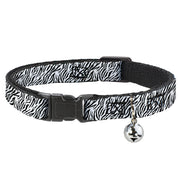 Cat Collar Breakaway - Zebra 2 White Breakaway Cat Collars Buckle-Down