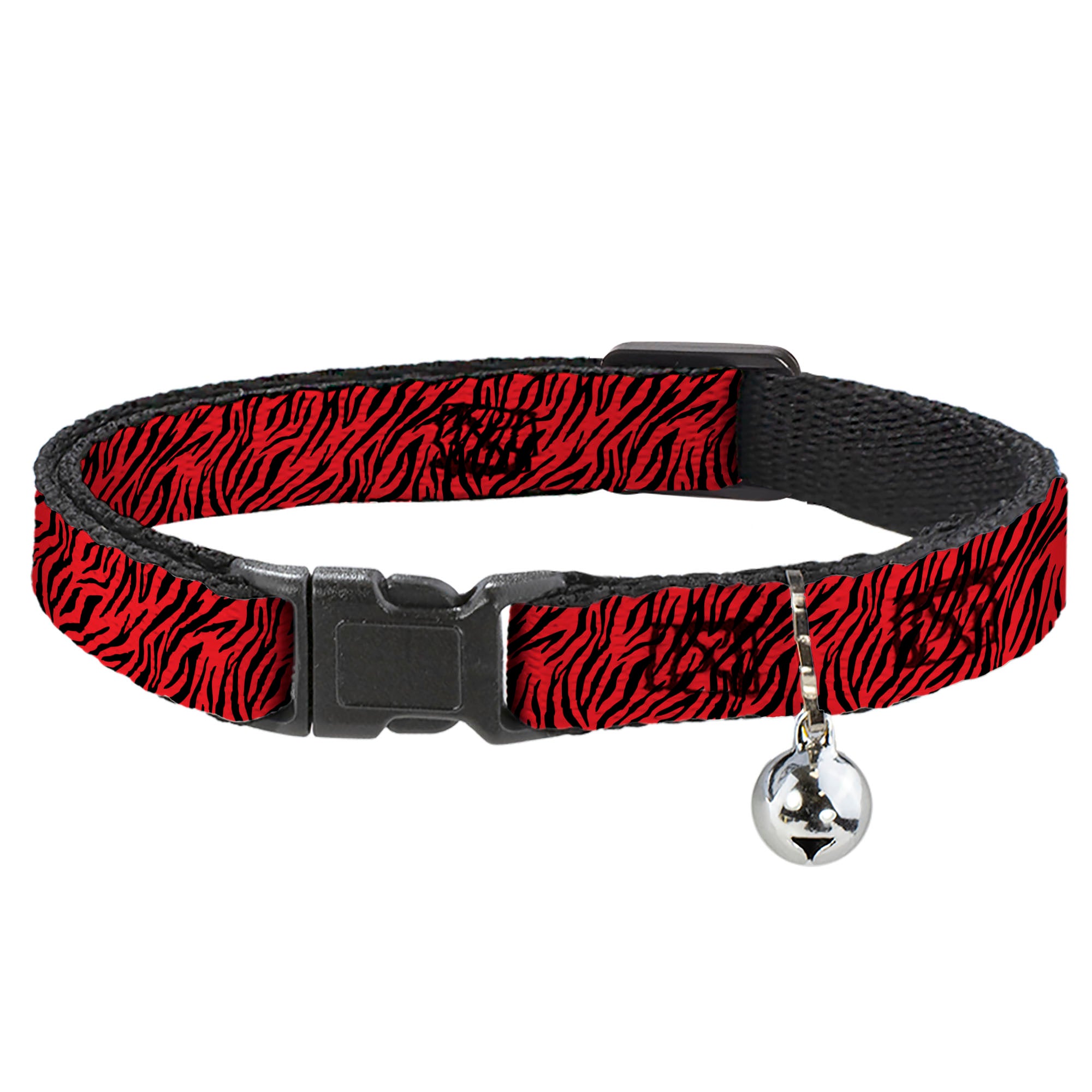 Cat Collar Breakaway - Zebra 2 Red Breakaway Cat Collars Buckle-Down