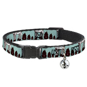 Cat Collar Breakaway - Zebra Poops Color Breakaway Cat Collars Buckle-Down