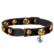 Cat Collar Breakaway - Big Eye Owl Breakaway Cat Collars Buckle-Down