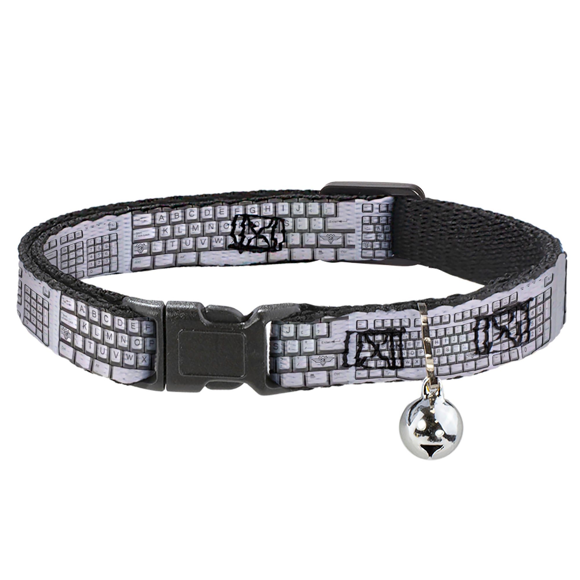 Cat Collar Breakaway - BD Keyboard Breakaway Cat Collars Buckle-Down