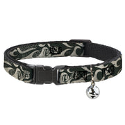 Cat Collar Breakaway - BD AUTHENTIC SEATBELT BELT SINCE 1993 Flames Olive Tan Breakaway Cat Collars Buckle-Down