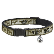 Cat Collar Breakaway - Bucking Donkey Vintage Film Strip Breakaway Cat Collars Buckle-Down