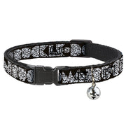 Cat Collar Breakaway - BUCKLE-DOWN Shapes Black Camo White Black Breakaway Cat Collars Buckle-Down