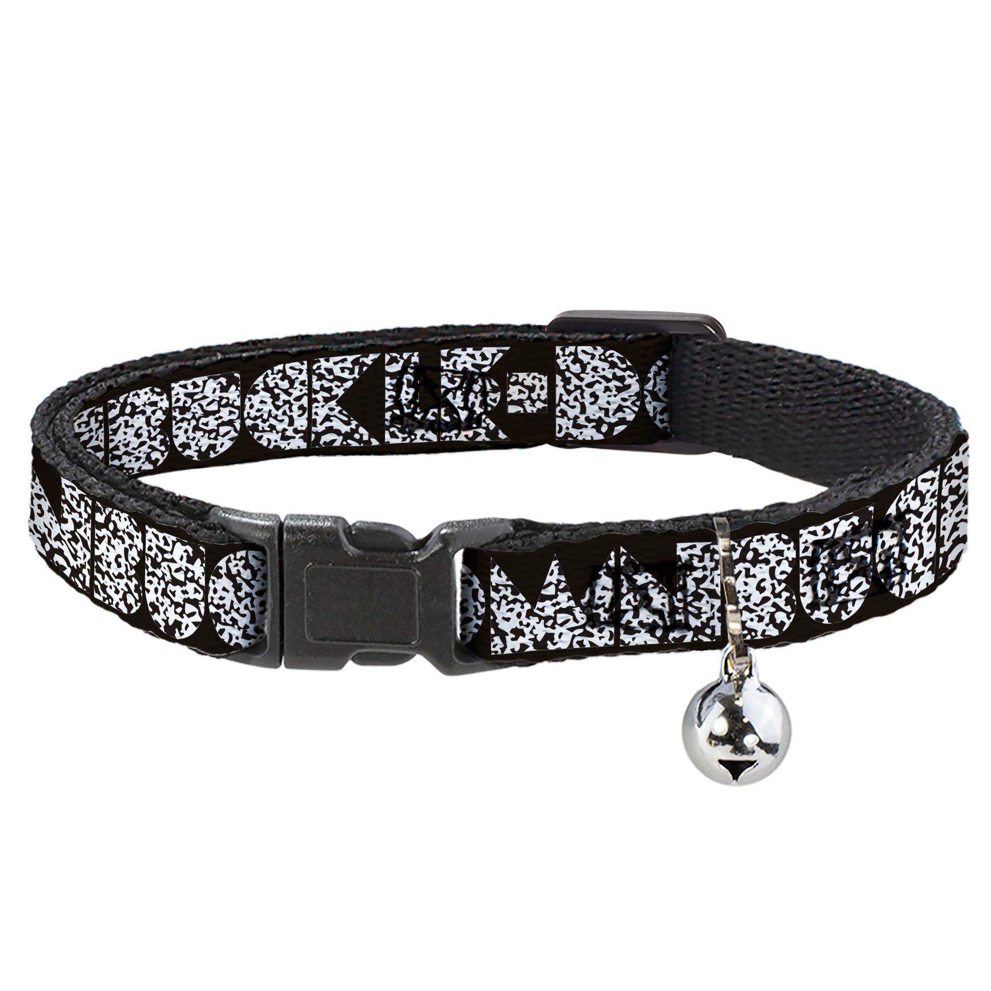 Cat Collar Breakaway - BUCKLE-DOWN Shapes Black Camo White Black Breakaway Cat Collars Buckle-Down