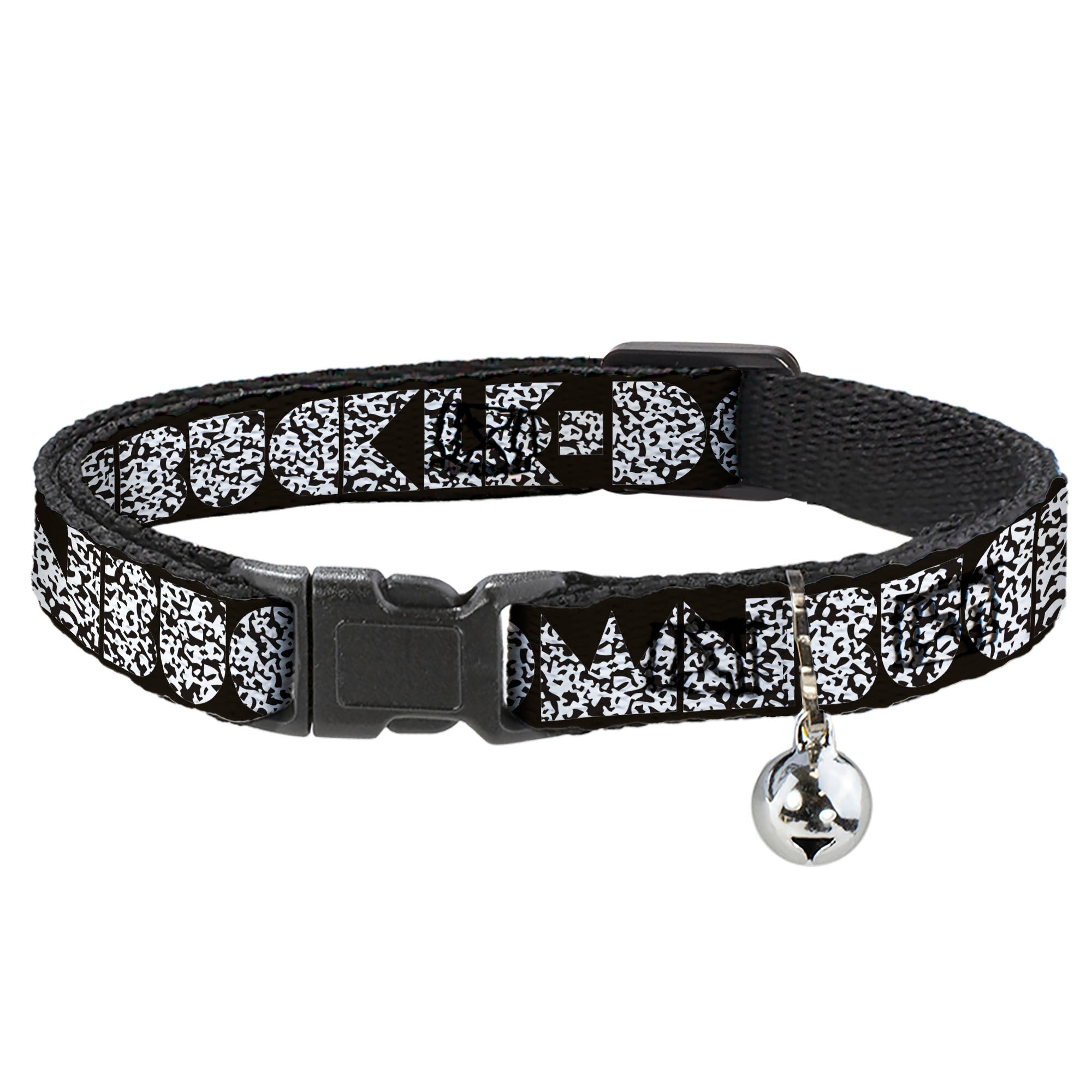 Cat Collar Breakaway - BUCKLE-DOWN Shapes Black Camo White Black Breakaway Cat Collars Buckle-Down