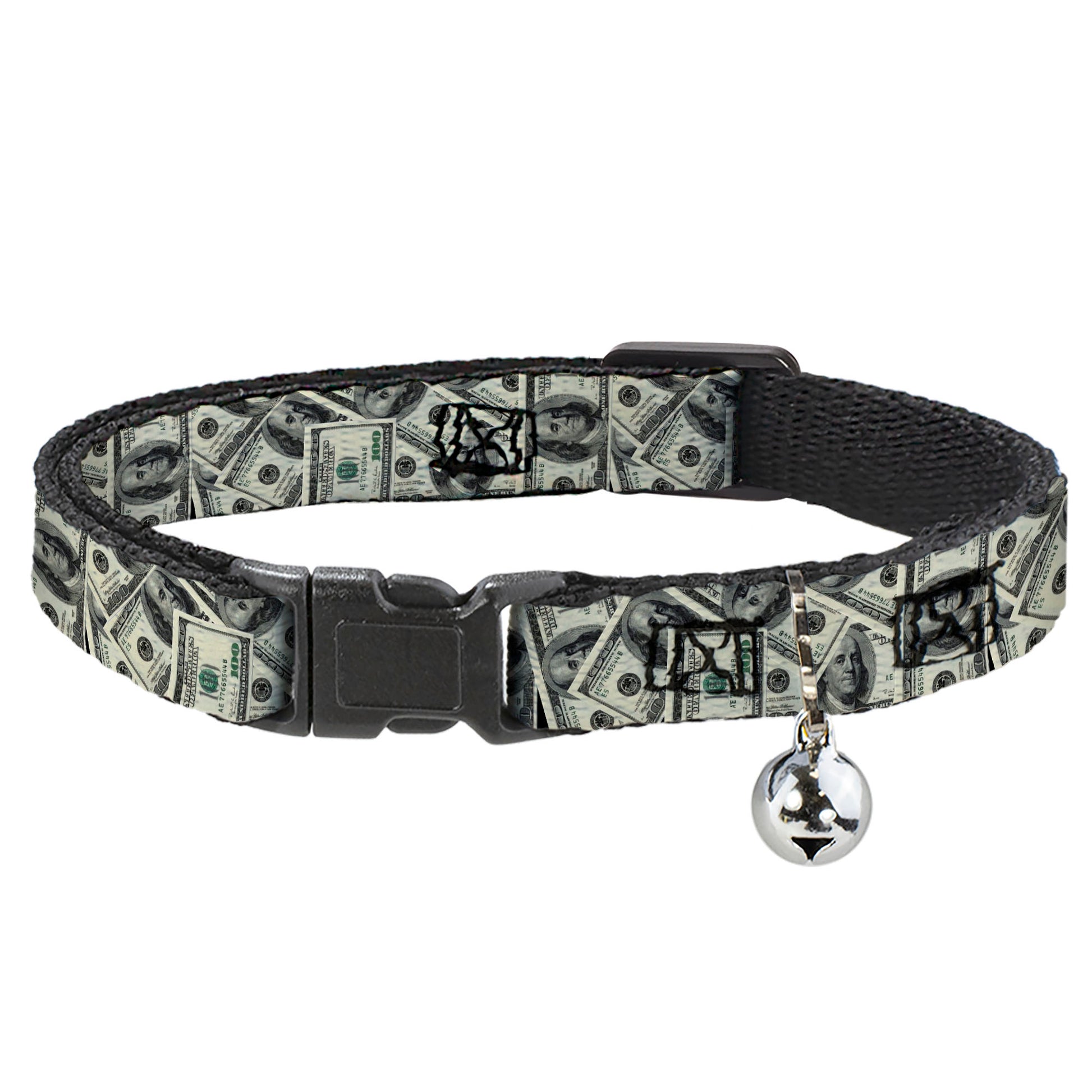 Cat Collar Breakaway - Benjamins2 Stacked Breakaway Cat Collars Buckle-Down