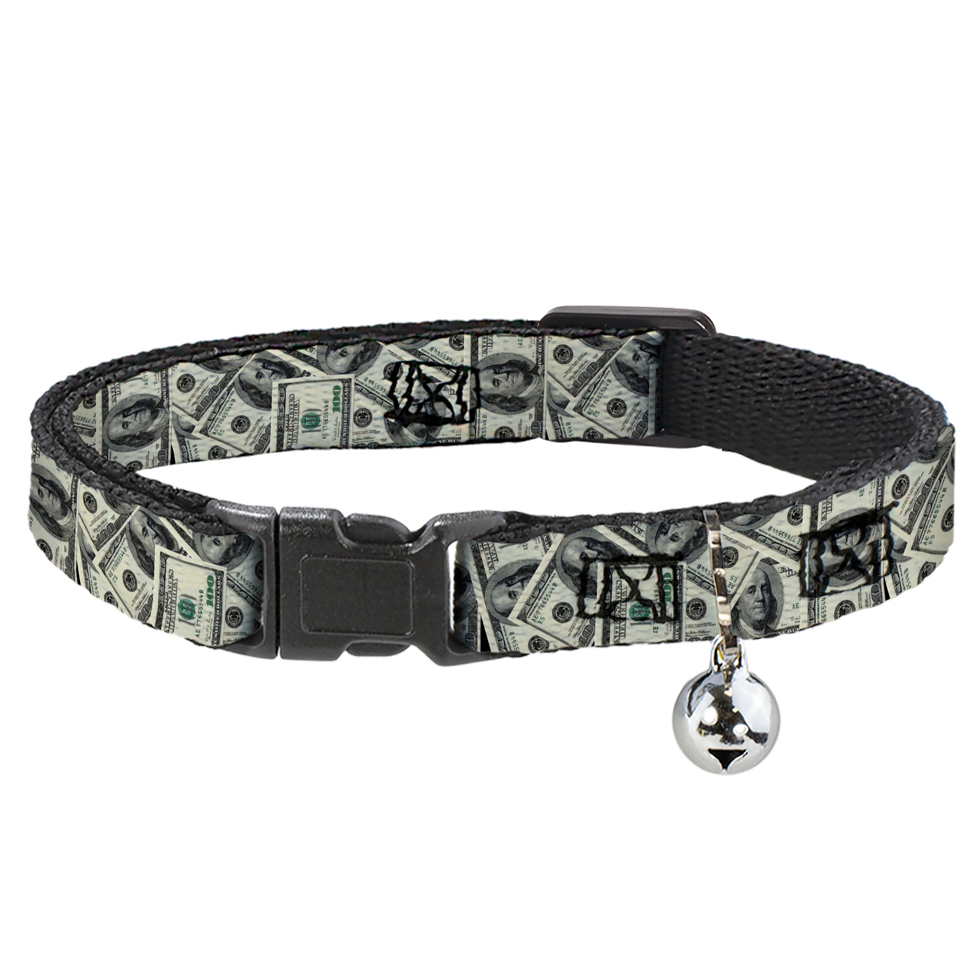 Cat Collar Breakaway - Benjamins2 Stacked Breakaway Cat Collars Buckle-Down