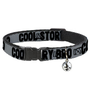 Cat Collar Breakaway - COOL STORY BRO Gray Black Breakaway Cat Collars Buckle-Down