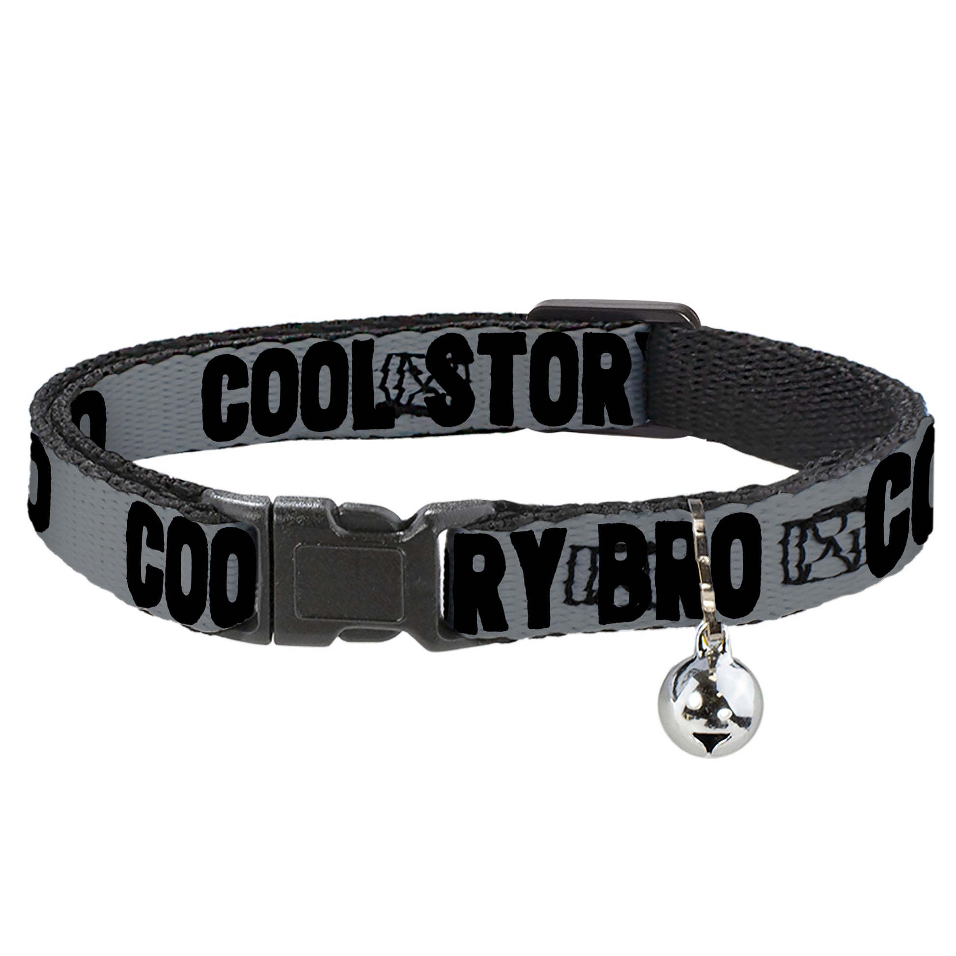 Cat Collar Breakaway - COOL STORY BRO Gray Black Breakaway Cat Collars Buckle-Down