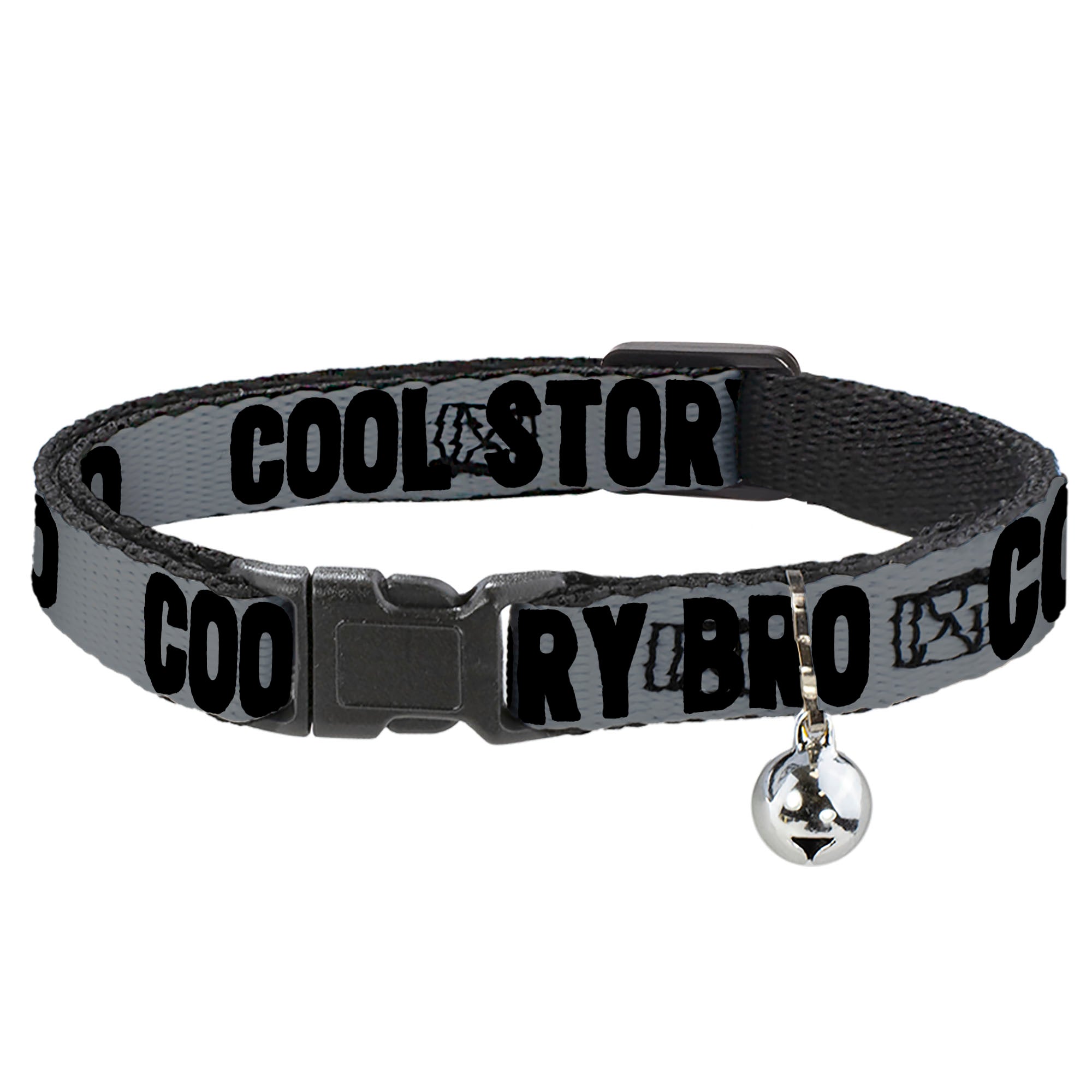 Cat Collar Breakaway - COOL STORY BRO Gray Black Breakaway Cat Collars Buckle-Down