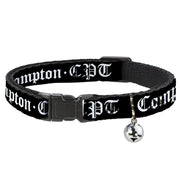 Cat Collar Breakaway - COMPTON-CPT Black White Breakaway Cat Collars Buckle-Down